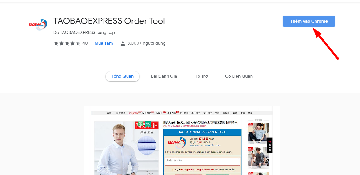Công cụ order hàng trung quốc của Taobao Express