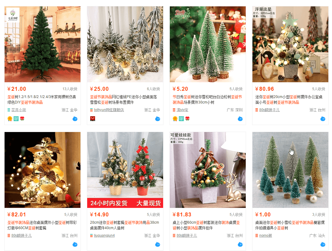 Chuyên order đồ trang trí noel giá rẻ tại Hà Nội | TaoBaoExpress